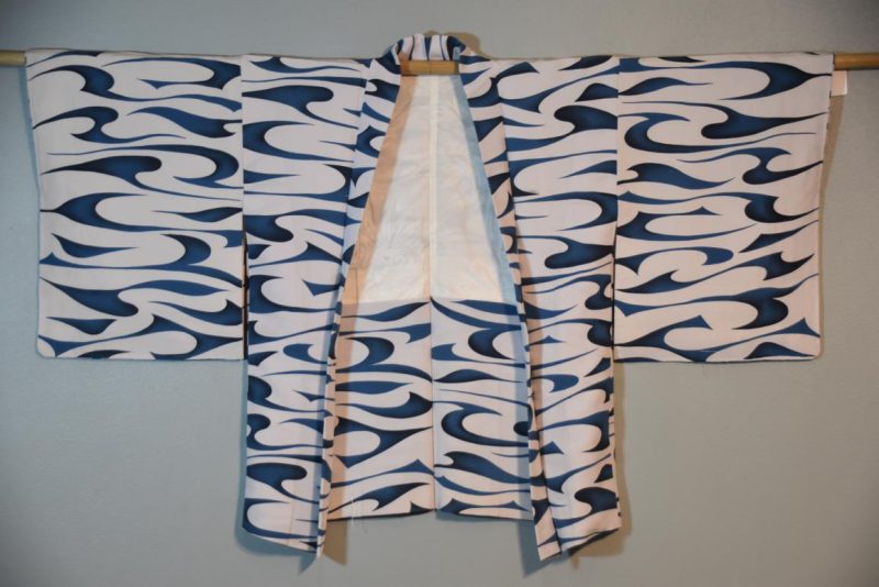 Vintage Silk Haori Jacket - Image 2