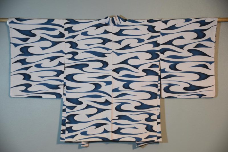 Vintage Silk Haori Jacket - Image 3