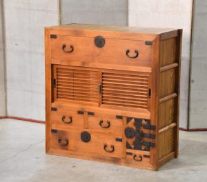 Choba Dansu Traditional Japanese Merchant Chest Width:910mm