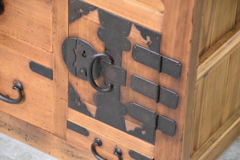 Choba Dansu Traditional Japanese Merchant Chest Width:910mm - Image 6