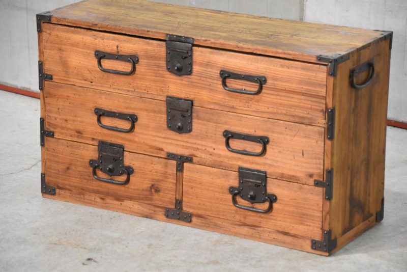 Antique Kodansu Small Chest Width:830mm - Image 7