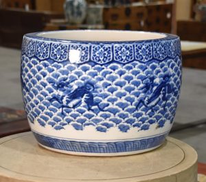Japanese Kirin Ceramic Hibachi Width:460mm