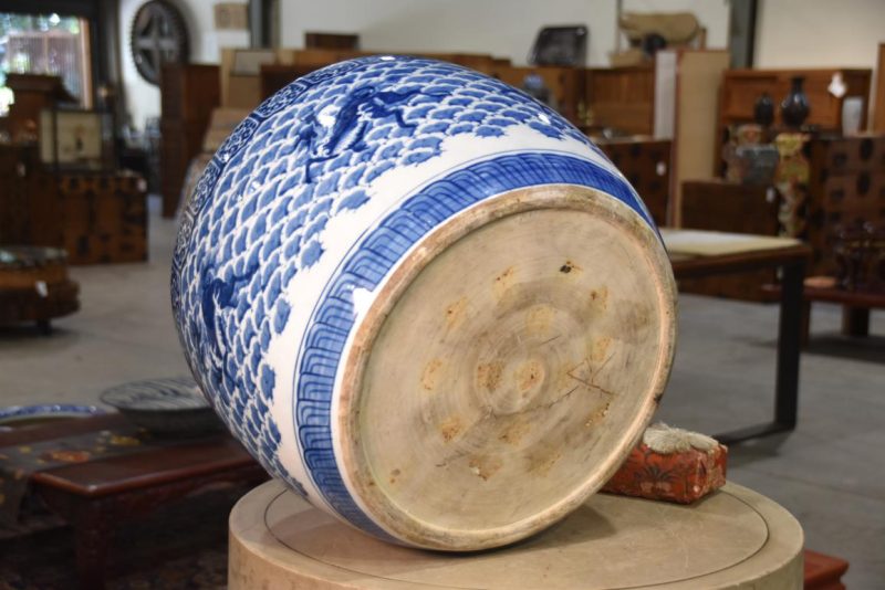 Japanese Kirin Ceramic Hibachi Width:460mm - Image 7