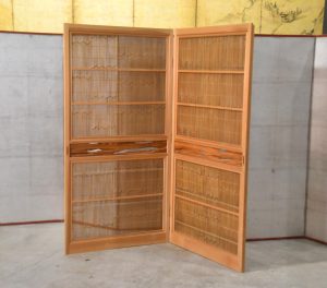 A Pair of Japanese Summer Doors (Hinged together) Width:1780mm