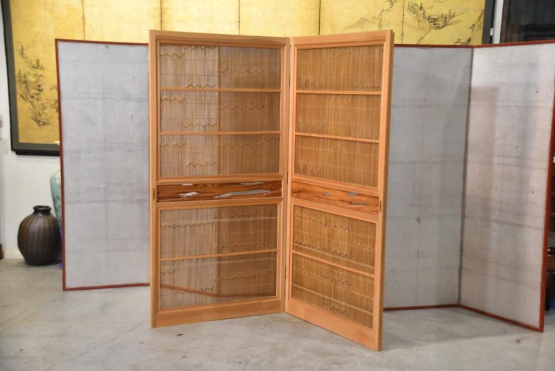A Pair of Japanese Summer Doors (Hinged together) Width:1780mm