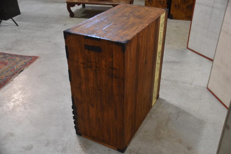 Antique 4 Drawer Clothing Chest  Width:800mm - Image 4