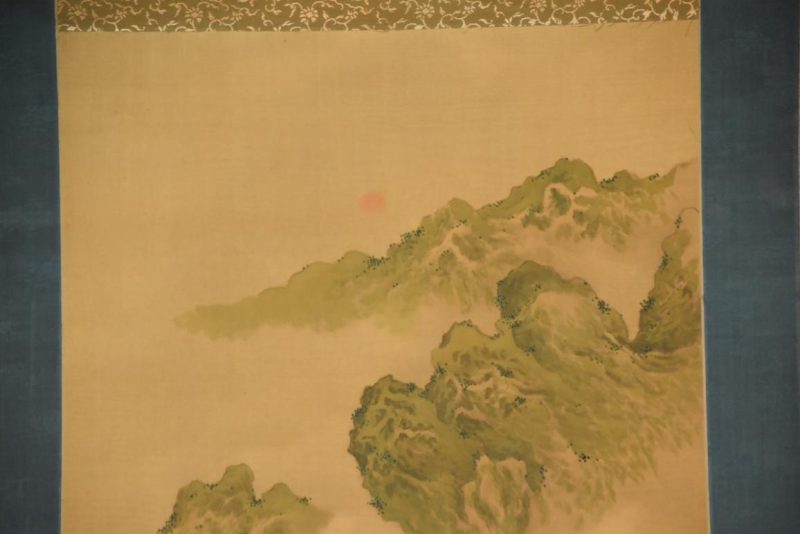 Japanese Landscape Scroll Height:1940mm - Image 10