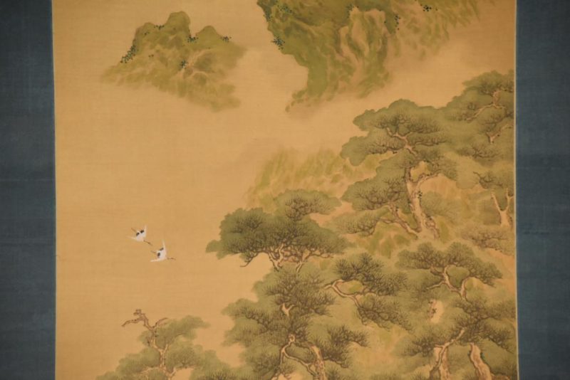 Japanese Landscape Scroll Height:1940mm - Image 9