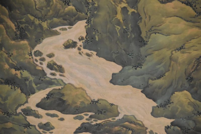 Japanese Landscape Scroll Height:1940mm - Image 5
