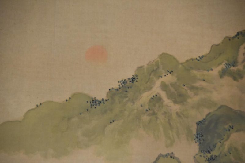 Japanese Landscape Scroll Height:1940mm - Image 3