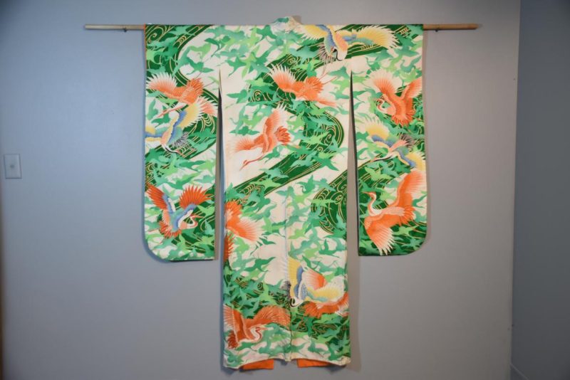 Japanese Vintage Furisode Kimono