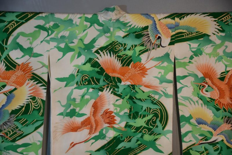 Japanese Vintage Furisode Kimono - Image 2