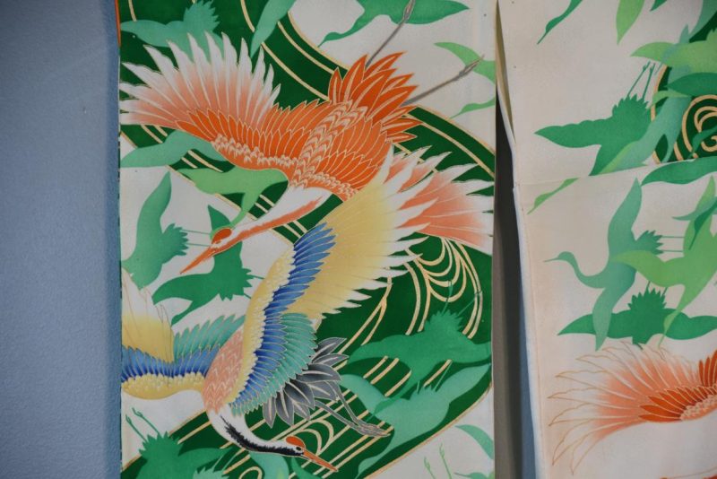 Japanese Vintage Furisode Kimono - Image 6