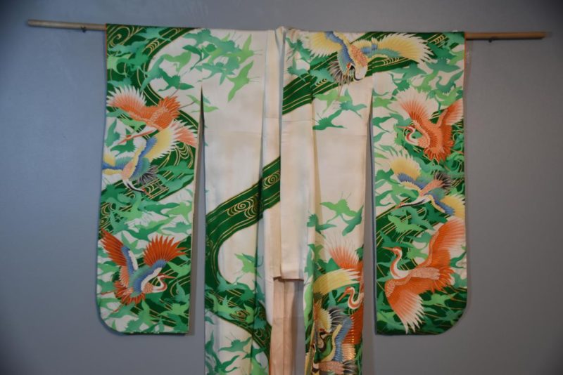 Japanese Vintage Furisode Kimono - Image 3