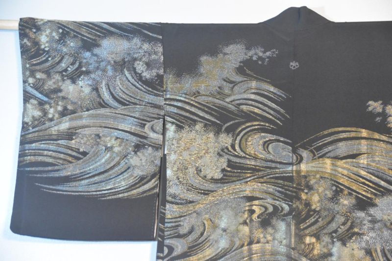 Japanese Vintage Silk Haori Jacket - Image 13