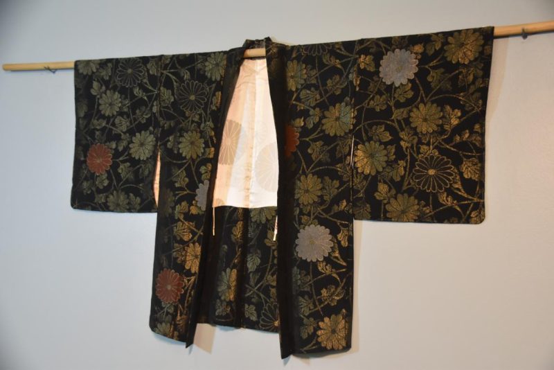 Japanese Vintage Silk Haori Jacket - Image 3