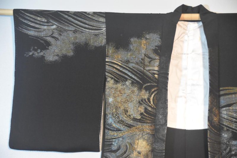 Japanese Vintage Silk Haori Jacket - Image 5