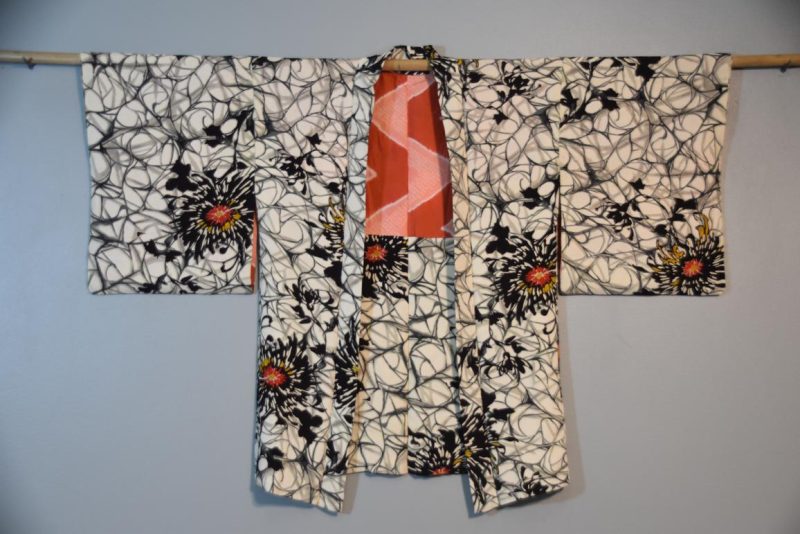 Japanese Vintage Silk Haori Jacket - Image 7