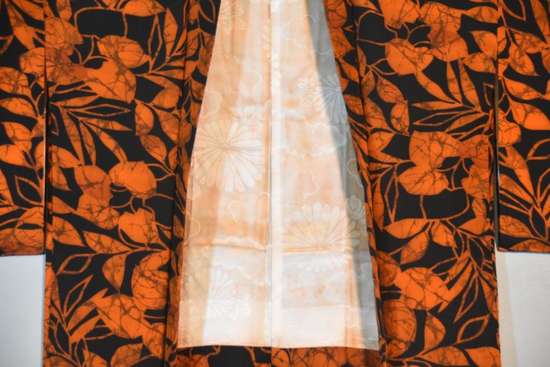 Japanese Vintage Silk Haori Jacket - Image 7