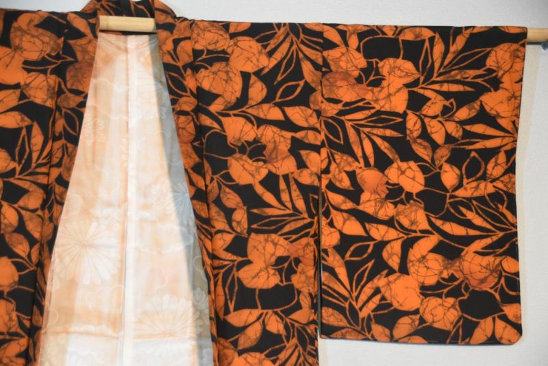 Japanese Vintage Silk Haori Jacket - Image 5
