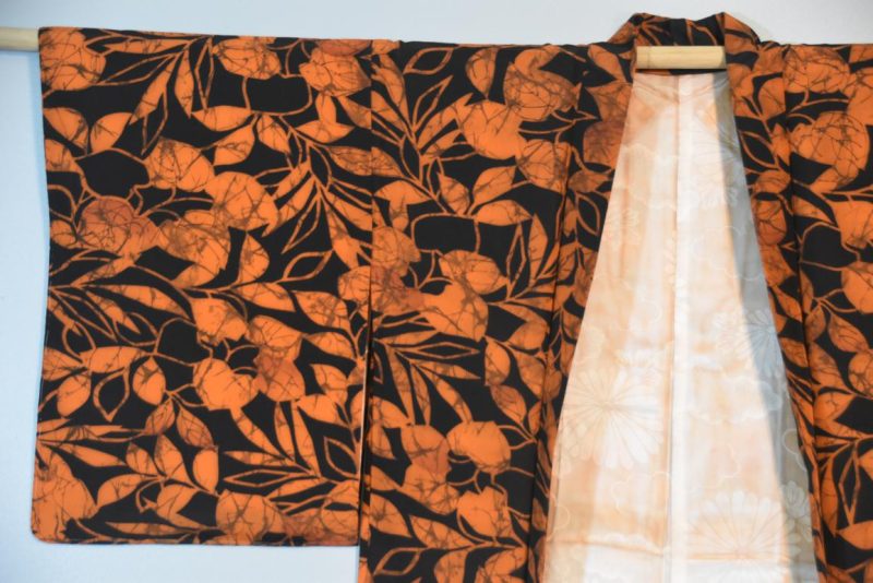 Japanese Vintage Silk Haori Jacket - Image 4