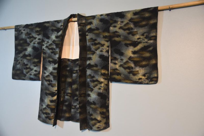 Japanese Vintage Silk Haori Jacket - Image 4