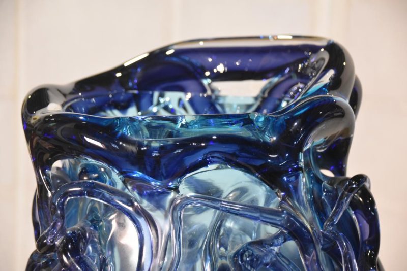 Japanese Art Glass Vase - Image 2