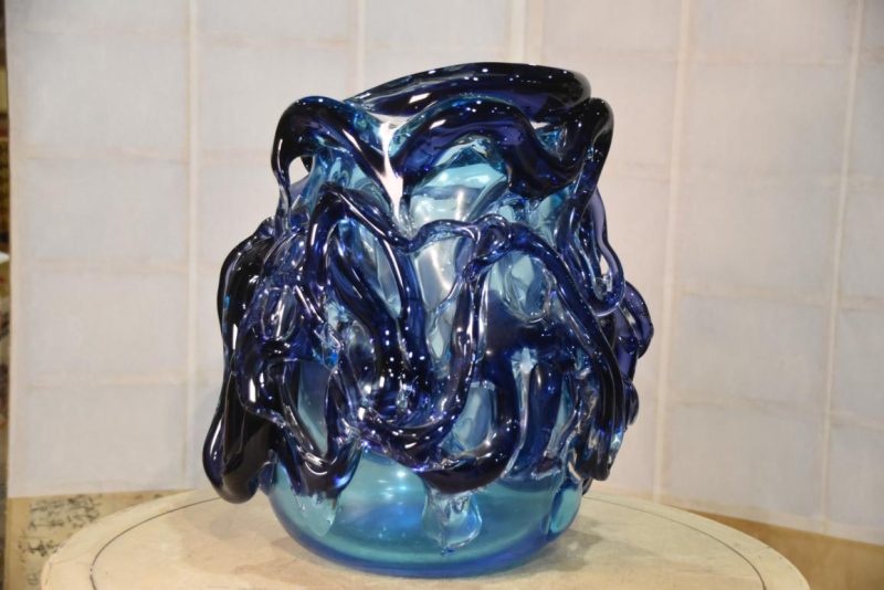 Japanese Art Glass Vase - Image 6