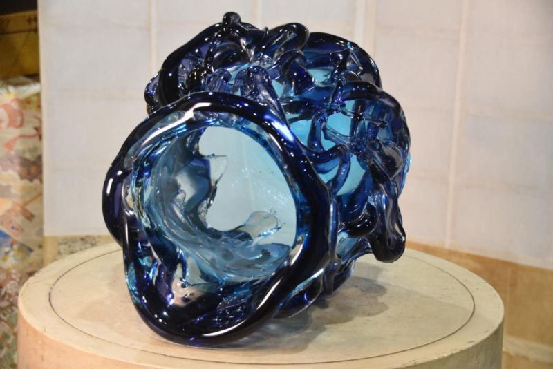 Japanese Art Glass Vase - Image 5
