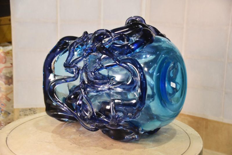 Japanese Art Glass Vase - Image 3