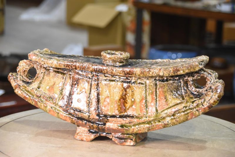 Contemporary Pottery Vase by Takuma Murakoshi:Width 470mm - Image 5