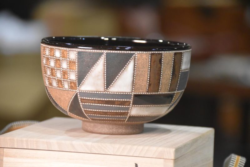 Contemporary Japanese Chawan Tea Bowl:Width 135mm - Image 3