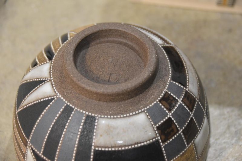 Contemporary Japanese Chawan Tea Bowl:Width 135mm - Image 3