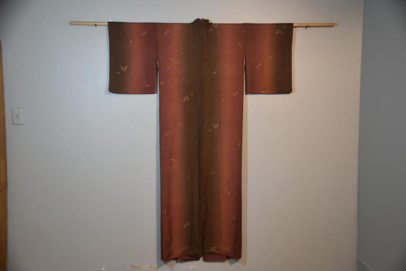 Vintage Japanese Lubbed Silk Kimono