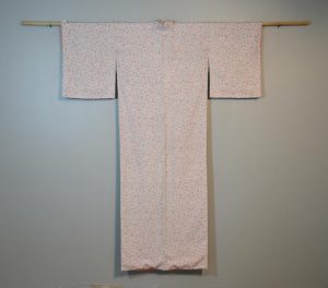 Vintage Japanese Silk Kimono tiny floral design.