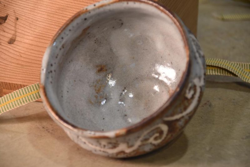 Shino Tea Bowl (Chawan) 85 mm's high - Image 5