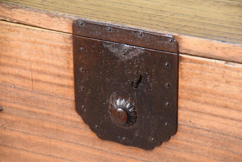 Antique Nihonmatsu 2 Section Clothing Chest 4 Drawers and Cash Door Width:910mm - Image 6