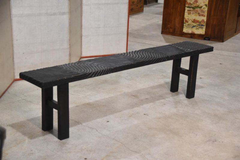 Filipino Wooden Wave Bench Width:1800mm - Image 3