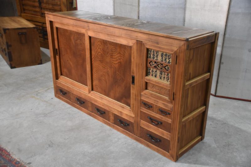 Japanese Mizuya Dansu Sideboard Width:1750mm - Image 7