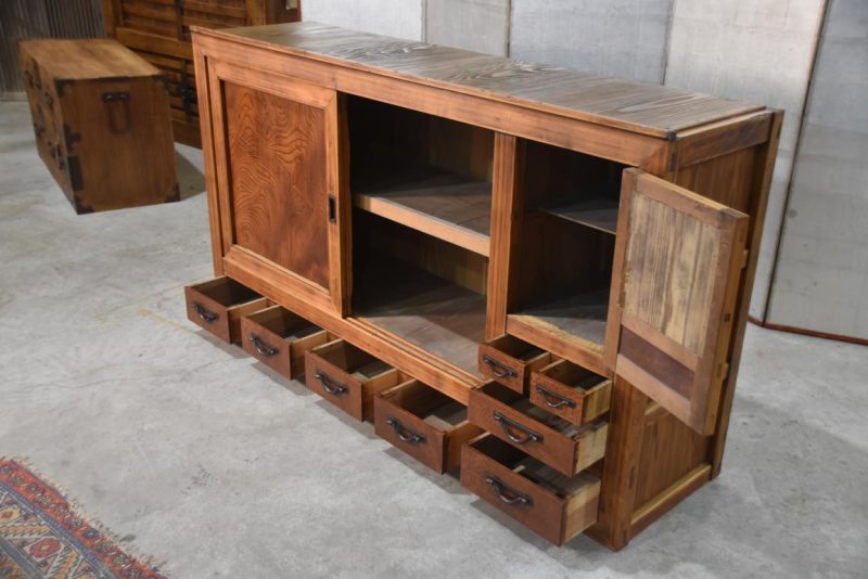 Japanese Mizuya Dansu Sideboard Width:1750mm - Image 6
