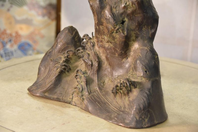 Japanese Bronze Eagle Statue Width:660mm - Image 7