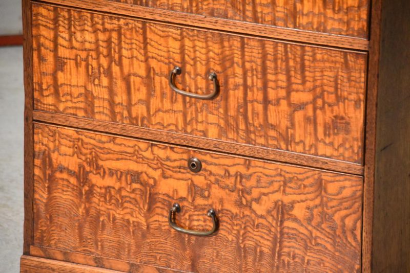 Burled Mulberry Hikidashi Drawer Chest  Width:485mm - Image 7