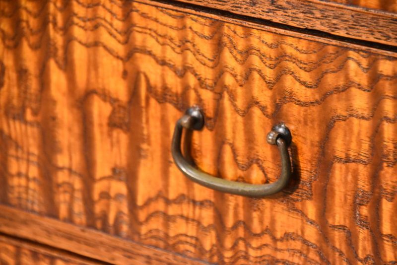 Burled Mulberry Hikidashi Drawer Chest  Width:485mm - Image 6