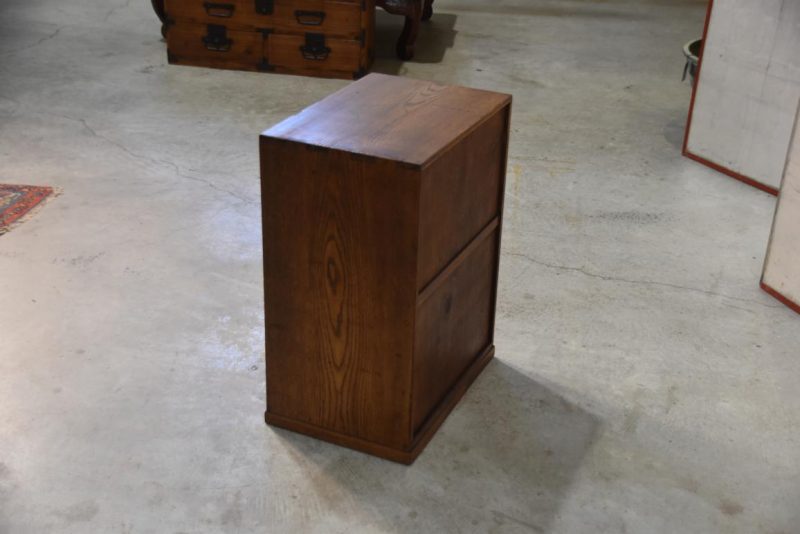Burled Mulberry Hikidashi Drawer Chest  Width:485mm - Image 3