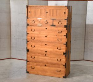 Vintage 8 Drawer Clothing Chest (3 Sections) Width:940mm