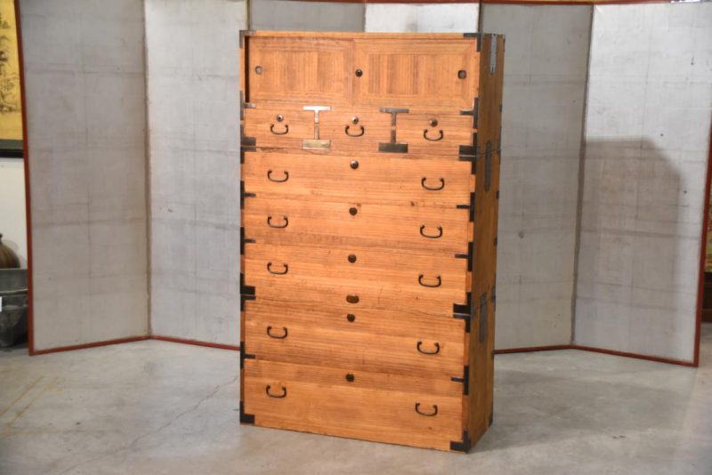 Vintage 8 Drawer Clothing Chest (3 Sections) Width:940mm