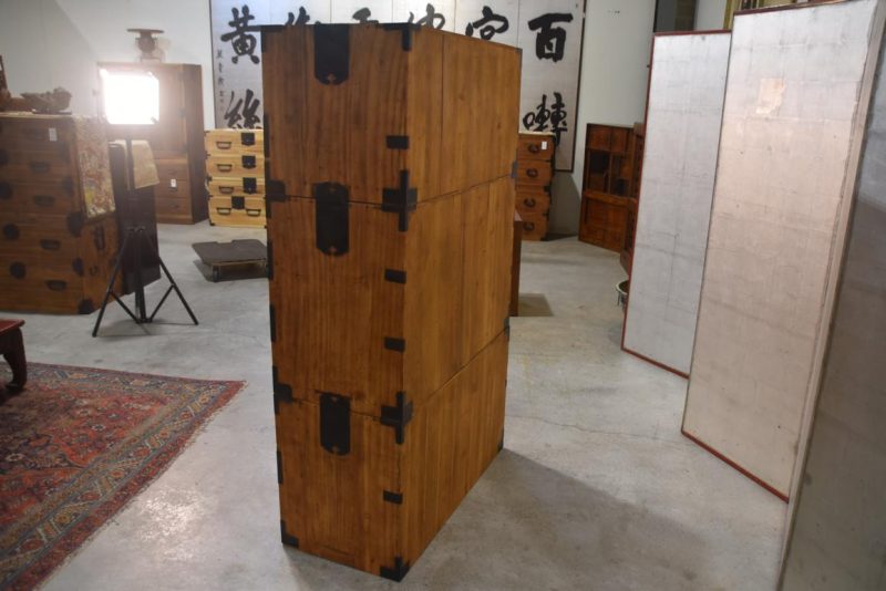 Vintage 8 Drawer Clothing Chest (3 Sections) Width:940mm - Image 3