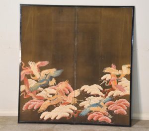 Taisho Period Tomesode 2 Panel Screen Width:1360mm