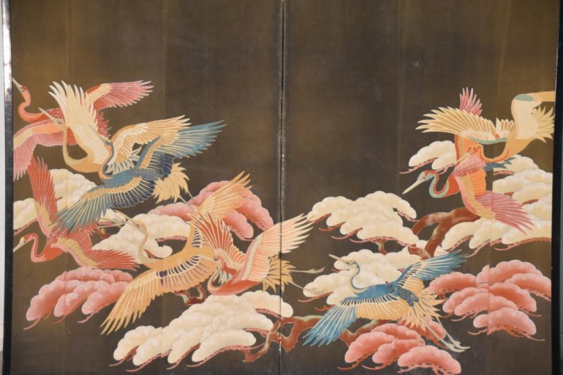 Taisho Period Tomesode 2 Panel Screen Width:1360mm - Image 2