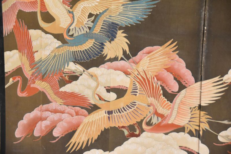 Taisho Period Tomesode 2 Panel Screen Width:1360mm - Image 7